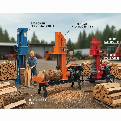 The Best Commercial Log Splitters for Professional Firewood Production
