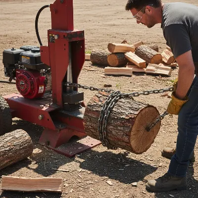 How to Safely Unjam a Stuck Log on Your Gas Log Splitter